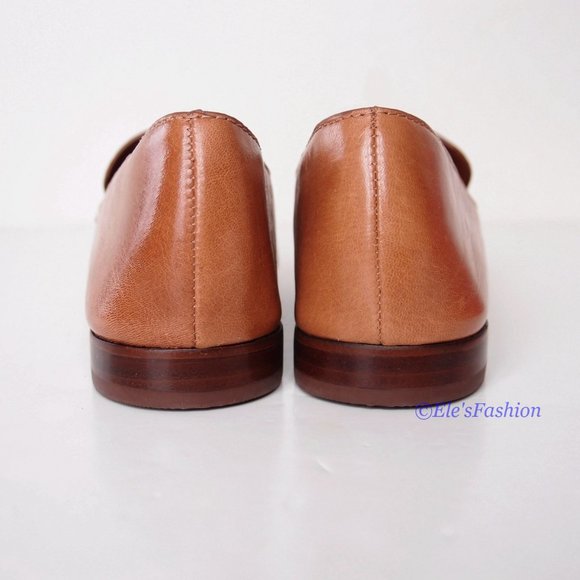 NIB Tory Burch Metal Miller 15mm Leather Loafer TAN US 7 7.5 8 8.5 9 AUTHENTIC - Picture 14 of 16